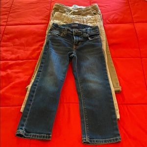 Lot of 4T Old Navy Boys Khakis and Jeans